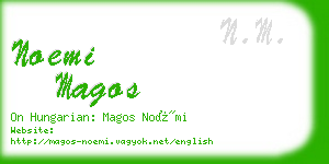 noemi magos business card